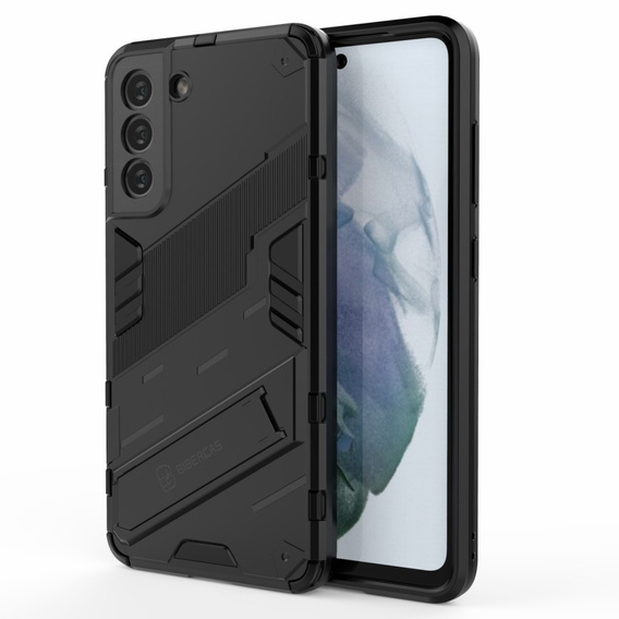 Чехол для Samsung Galaxy S21 FE, Military kickstand, синий