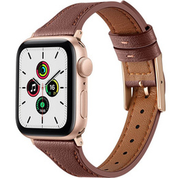 Кожаный ремешок для часов 1/2/3/4/5/6/7/8/SE/ULTRA 42/44/45/49mm, Brown