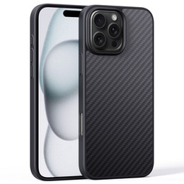 Чехол для iPhone 16 Pro Max, Aramid Fiber Cover, чёрный