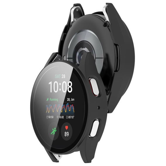Чохол з інтегрованим склом для Samsung Galaxy Watch6 44 мм, чорний