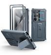 Броньований чохол для Samsung Galaxy S25 Ultra, Dexnor Full Body (Two Frames), темно-синій