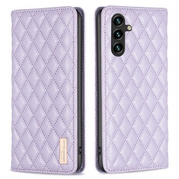 Чохол-книжка для Samsung Galaxy A35 5G, Wallet, BINFEN COLOR, фіолетовий