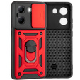 Чехол NOX Camera Slide Xiaomi Poco X7 Pro 5G, CamShield Slide, красный