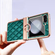 Чохол для Samsung Galaxy Z Flip5 5G, Electro Stitching, зелений