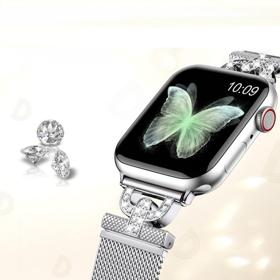 Браслет Milanese для Apple Watch 1/2/3/4/5/6/7/SE (38/40MM) - Black