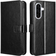 Откидной чехол для Samsung Galaxy A56, Crazy Horse Wallet, чёрный