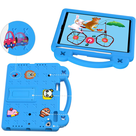 Дитячий чохол для планшета iPad 9.7" 2018/2017 (6/5 gen.) / Pro 9.7" 2016, Cute Patterns, з підставкою, м'яти