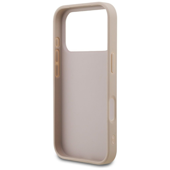 Чехол GUESS 4G Metal Gold Logo для iPhone 17 Pro