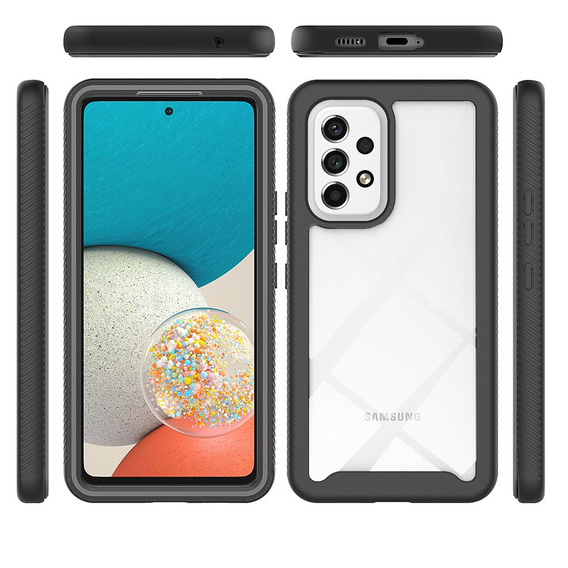 Чoхол Shockproof до Samsung Galaxy A53 5G, із захисним екраном, м'яти