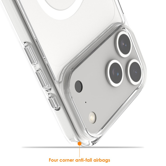 MagSafe TPU + PC чохол для iPhone 17 Pro Max