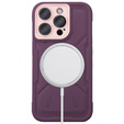 Чохол для iPhone 15 Pro Max, ERBORD Armor Mag, бордовий