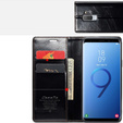 Флип-кейс CASEME для Samsung Galaxy S9+ Plus, Waxy Textured, чёрный