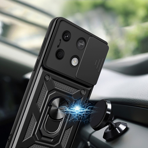 Чохол NOX Camera Slide Xiaomi Redmi Note 13 5G, CamShield Slide, чорний