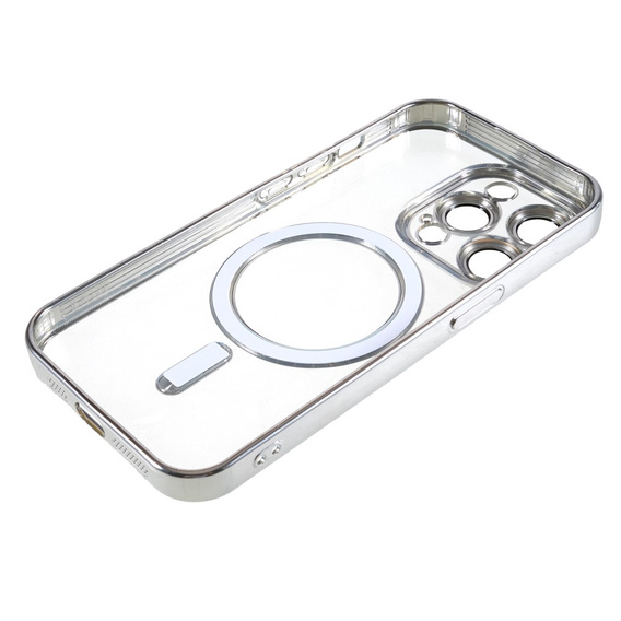 Чехол до iPhone 13 Pro, MagSafe Hybrid, серебряный