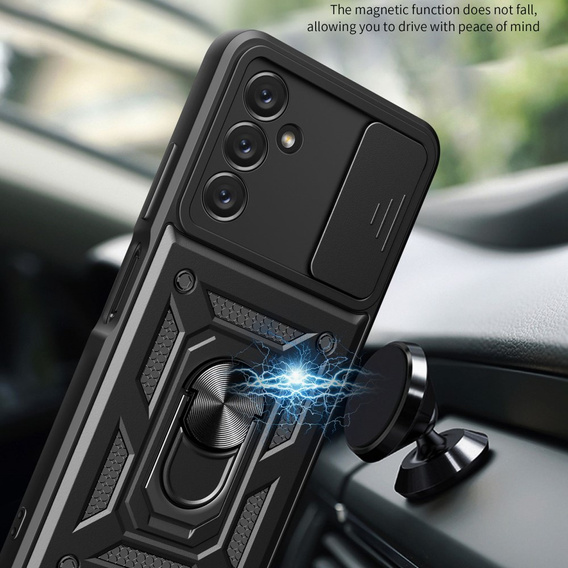 Чехол NOX Camera Slide Samsung Galaxy A14 4G/5G, CamShield Slide, чёрный