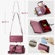 Чохол CASEME для Samsung Galaxy S25 FE, RFID Leather Wallet з плечовим ременем, червоний