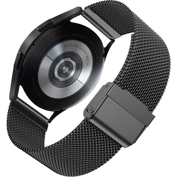 Металический браслет с чехлом для часов Samsung Galaxy Watch 4 40mm, Black