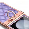 Чехол для Samsung Galaxy Z Flip5 5G, Electro Stitching, фиолетовый