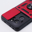 Чехол NOX Camera Slide Xiaomi 13T / 13T Pro, CamShield Slide, красный