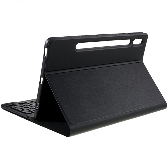 Чохол + клавіатура Samsung Galaxy Tab S7 T870/T875 / S8, Pen Slot, чорний