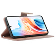 Чохол-книжка для Oppo A79 5G, Butterfly, рожевий rose gold
