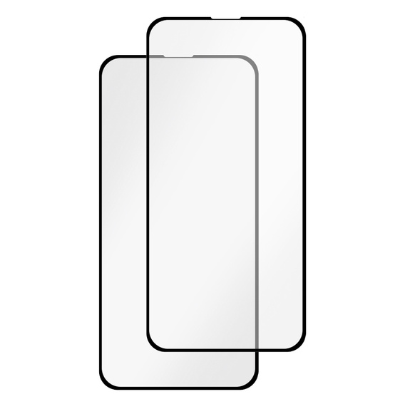 2x Закаленное стекло для iPhone 13 Mini, ERBORD Easy App Full Screen Protector