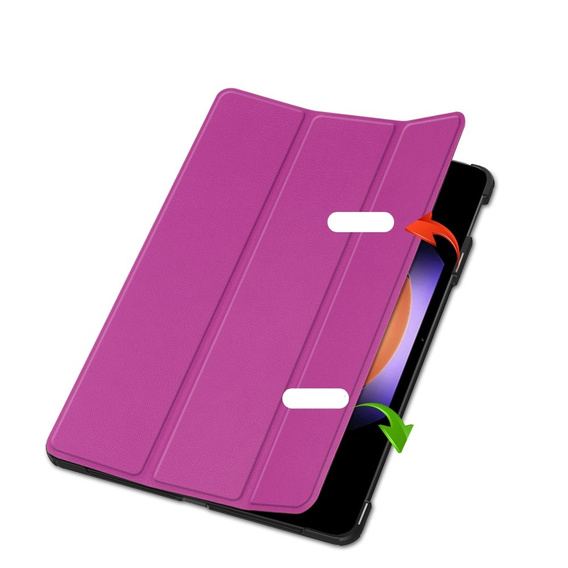 Чохол для Xiaomi Pad 6S Pro 12.4, Smartcase, фіолетовий