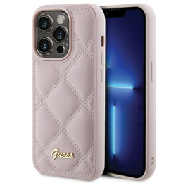 Чехол Guess Quilted Metal Logo для iPhone 15 Pro