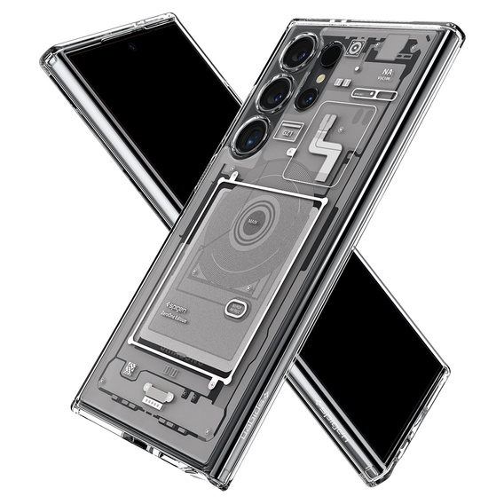 Чехол Spigen до Samsung Galaxy S23 Ultra, Ultra Hybrid, прозрачный
