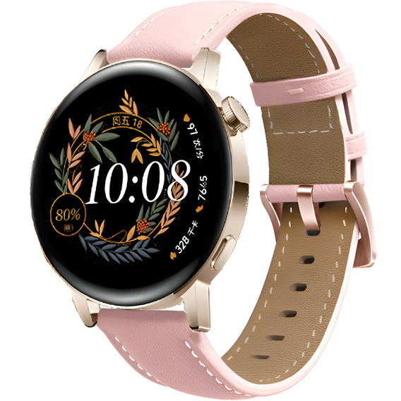 Кожаный ремешок для Samsung Galaxy Watch 42mm - Pink
