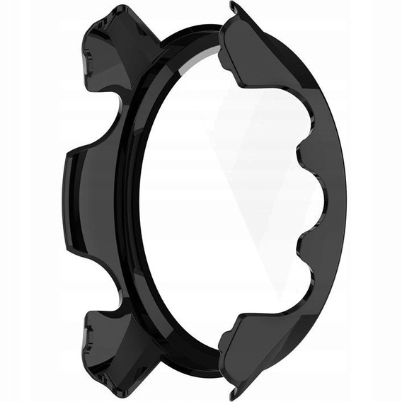 2в1 чохол та захисне скло для годинника Garmin Forerunner 955, Black