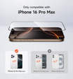 2x Захисне скло SURITCH для iPhone 16 Pro Max