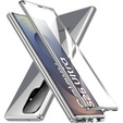Чохол для Samsung Galaxy S25 Ultra, Magnetic Dual Glass, сріблястий