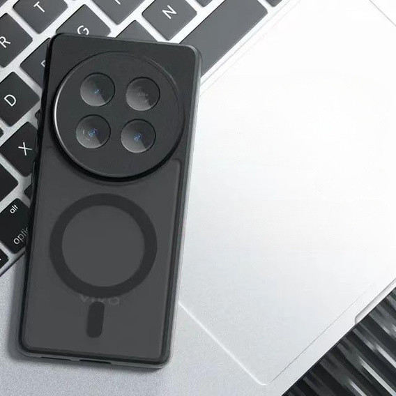 Чохол для Honor Magic 7 Lite, для MagSafe, ERBORD Matt Case, чорний