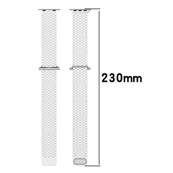 Стальной браслет для Apple Watch 1/2/3/4/5/6/7/8/SE/ULTRA 42/44/45/49 MM - серебряный