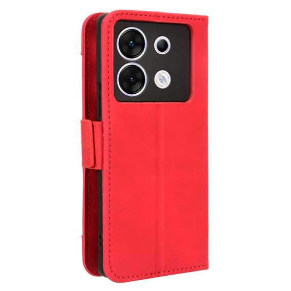 Откидной чехол для Infinix Zero 30 5G, Card Slot, красный