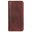 Чохол-фліп для Motorola Edge 50 Pro, Split Leather, коричневий