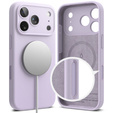 Чехол Ringke для iPhone 17 Pro Max, силиконовый магнитный MagSafe, светло-фиолетовый