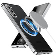 Защитный чехол для камеры Samsung Galaxy S23 Plus, CamShield MagSafe, прозрачный / серебряный
