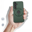 Чохол MagSafe для Samsung Galaxy S24, Military Magnet, чорний