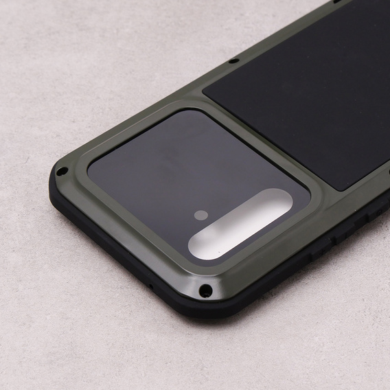 Чoхол Love Mei до Samsung Galaxy A54 5G, armored with glass, зелений