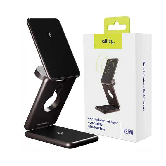 Беспроводное индуктивное зарядное устройство ERBORD 3 в 1