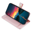 Откидной чехол для Realme 12, Wallet Zipper Pocket, розовый