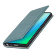 Кожаный чехол для Samsung Galaxy S23, ERBORD Grain Leather, синий