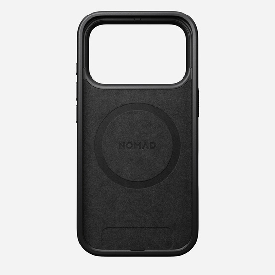Чехол Nomad для iPhone 17 Pro, современный кожаный чехол, черный