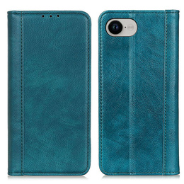 Чoхол до Iphone 16E, Wallet Litchi Leather, м'яти
