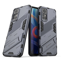 Чехол для Xiaomi Redmi Note 11/11S, Military kickstand, синий