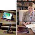 Флип-кейс CASEME для Samsung Galaxy S21 FE, Waxy Textured, красный