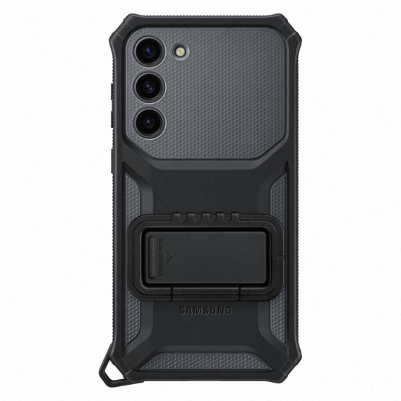 Оригінальний чохол Samsung для Galaxy S23+ Plus, Rugged Gadget Case, чорний