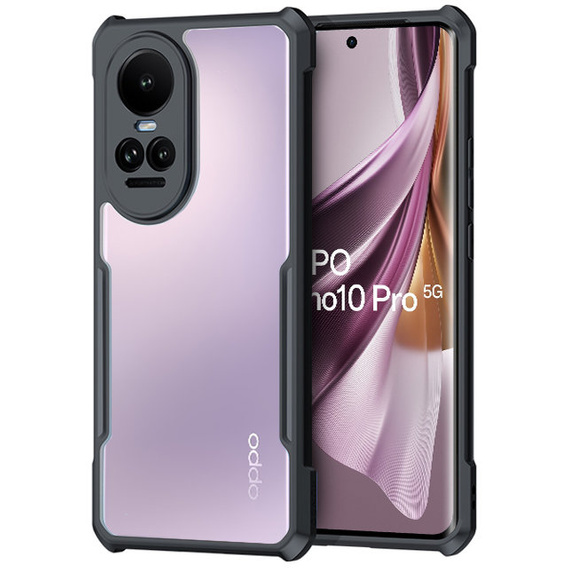 Чехол до Oppo Reno 10 Pro, AntiDrop Hybrid, чёрный